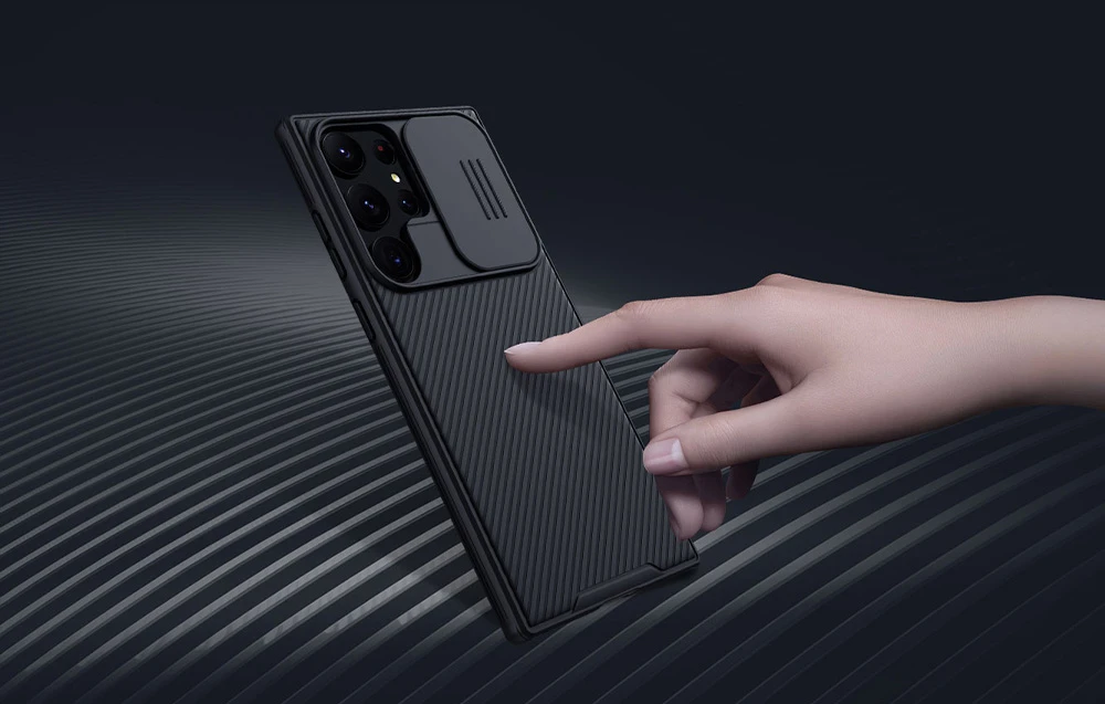 Nillkin CamShield Pro Case for Samsung Galaxy S23 Ultra - telefono dėklas aprašymas - Prekės nuotrauka
