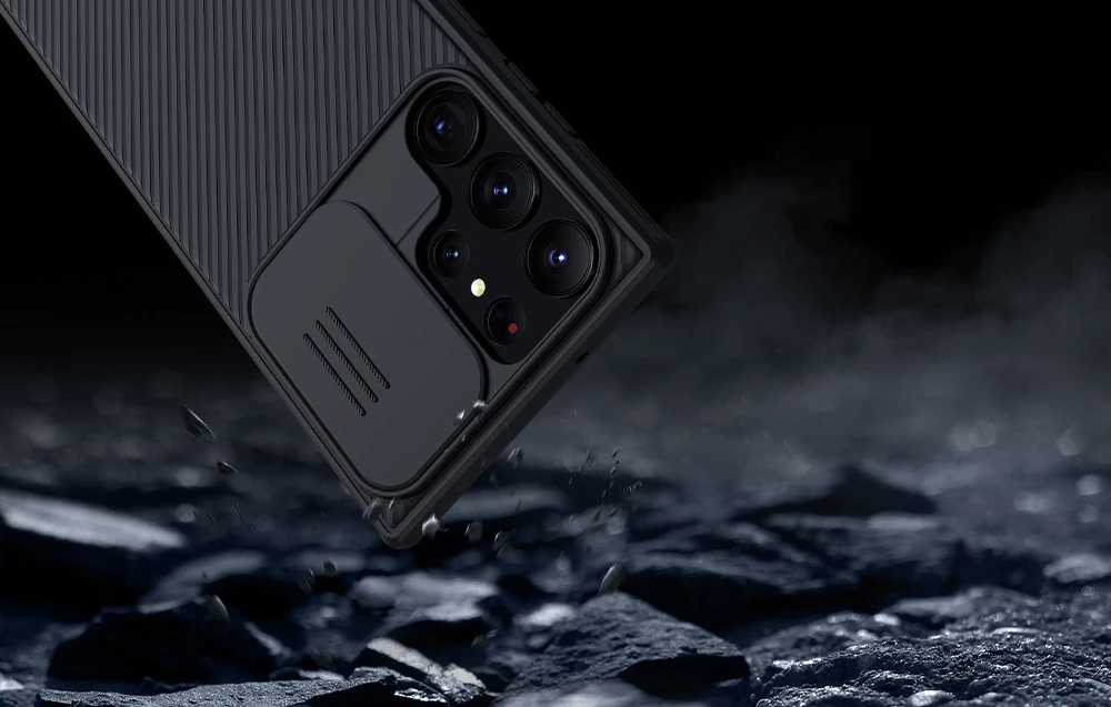 Nillkin CamShield Pro Case for Samsung Galaxy S23 Ultra - telefono dėklas aprašymas - Prekės nuotrauka