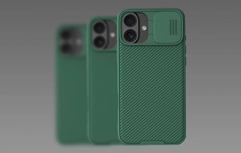 Nillkin CamShield PRO Hard Apple iPhone 16 Plus dėklas telefonui žalios spalvos aprašymas - Prekės nuotrauka Nillkin CamShield PRO Hard Apple iPhone 16 Plus dėklas telefonui žalios spalvos aprašymas - Prekės nuotrauka