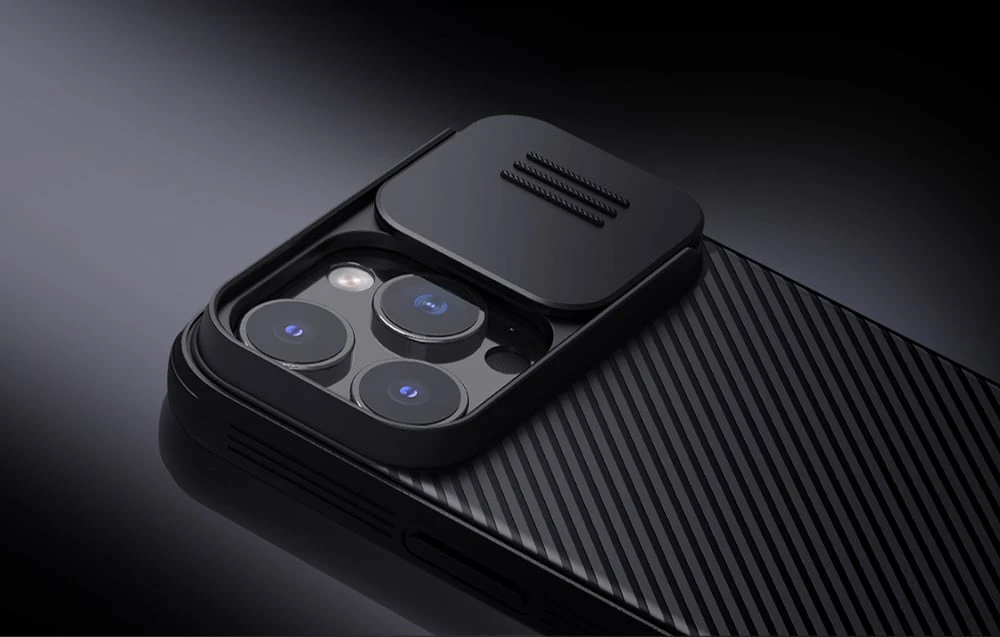 Nillkin CamShield Pro Magnetic Apple iPhone 16 Pro Max – dėklas telefonui juodos spalvos aprašymas - Prekės nuotrauka Nillkin CamShield Pro Magnetic Apple iPhone 16 Pro Max – dėklas telefonui juodos spalvos aprašymas - Prekės nuotrauka