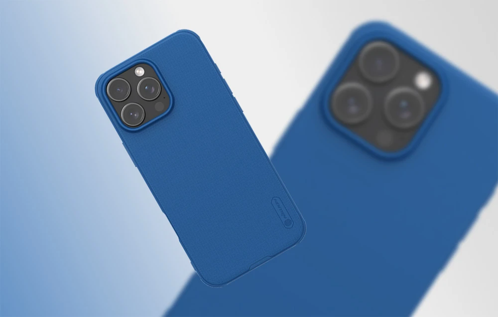 Nillkin Super Frosted Shield Pro Apple iPhone 16 Pro – dėklas telefonui mėlynos spalvos aprašymas - Prekės nuotrauka Nillkin Super Frosted Shield Pro Apple iPhone 16 Pro – dėklas telefonui mėlynos spalvos aprašymas - Prekės nuotrauka