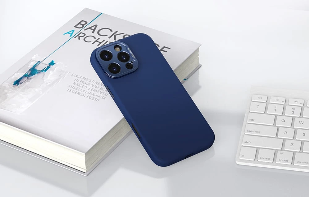 Nillkin LensWing magnetinis dėklas Apple iPhone 16 Pro Max (mėlynas) aprašymas - Prekės nuotrauka