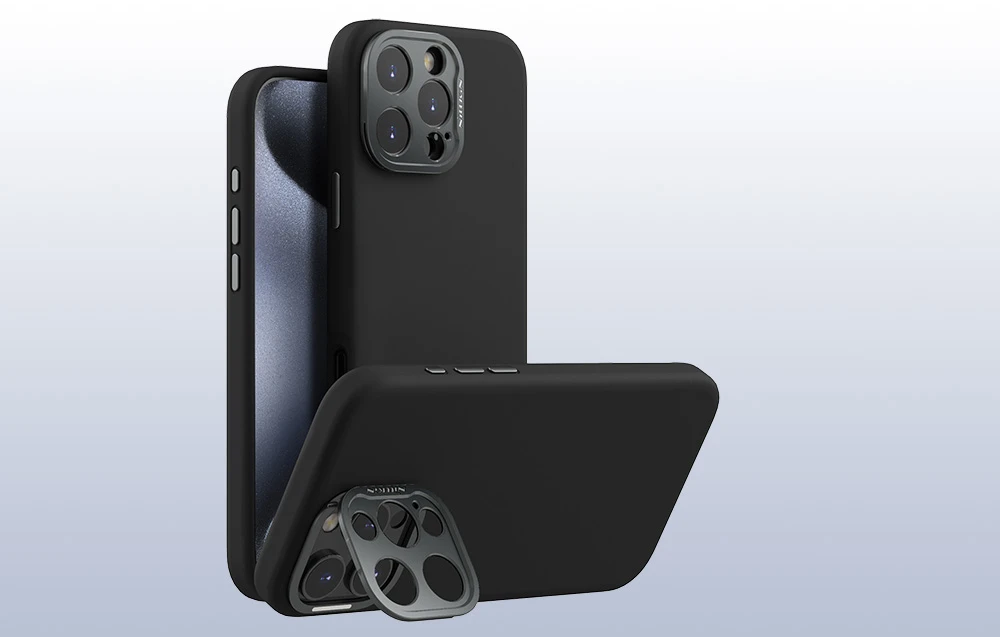 Dėklas Nillkin LensWing Prop Magnetic Case AP iPhone16 Pro Max Juodas aprašymas - Prekės nuotrauka