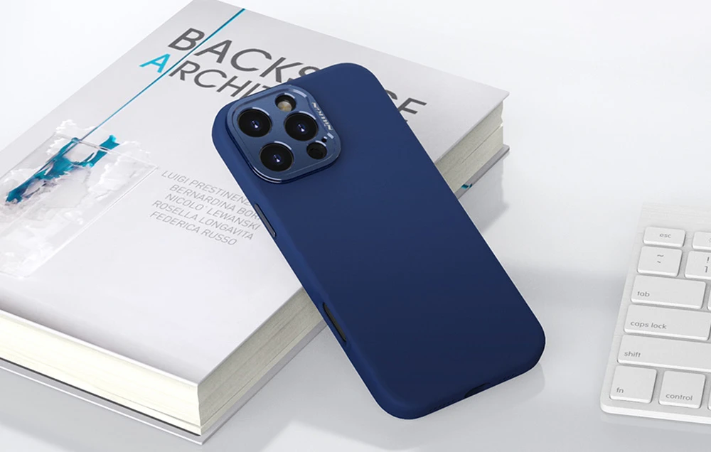 Nillkin LensWing Prop magnetinis dėklas AP iPhone16 Pro Mėlyna aprašymas - Prekės nuotrauka