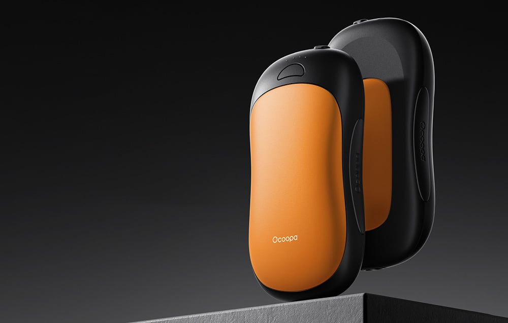 Ocoopa UT3 Pro 2x5000 mAh rankų šildytuvas su powerbank funkcija USB-C - oranžinė/juoda aprašymas - Prekės nuotrauka Ocoopa UT3 Pro 2x5000 mAh rankų šildytuvas su powerbank funkcija USB-C - oranžinė/juoda aprašymas - Prekės nuotrauka