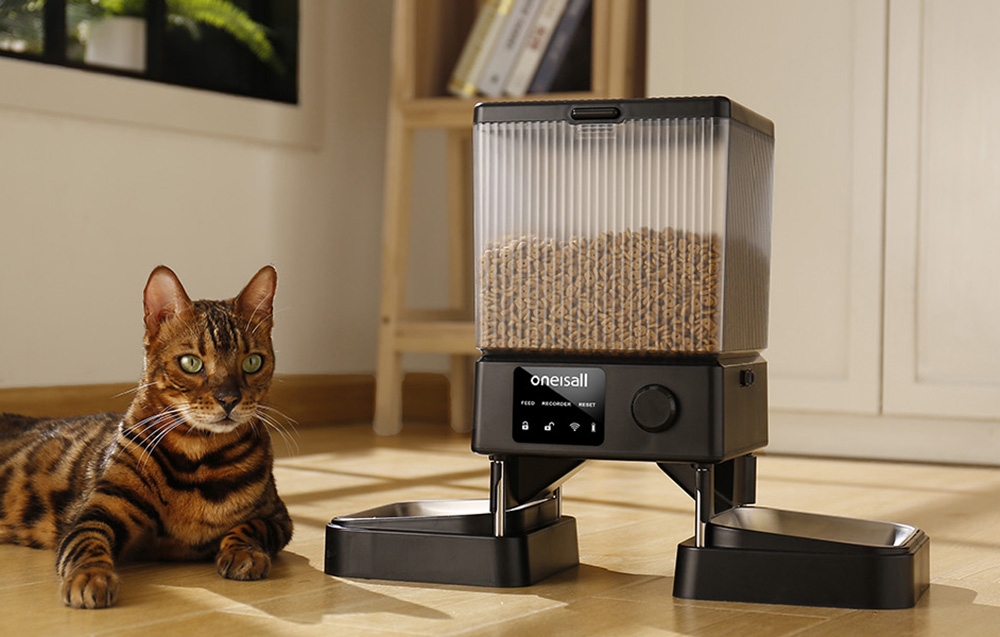oneisall-dual-automatic-pet-food-dispenser