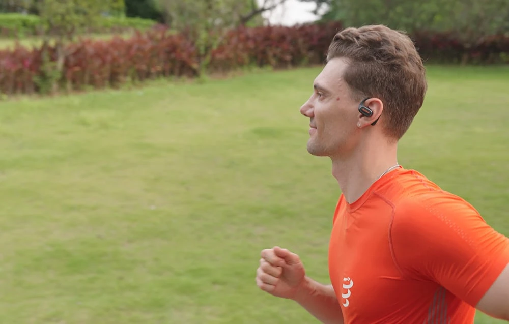 Ausinės Oneodio OpenRock Link 20 – Sport Open Belaidės earbus, Detachable microphone, Bluetooth, Juodas aprašymas - Prekės nuotrauka