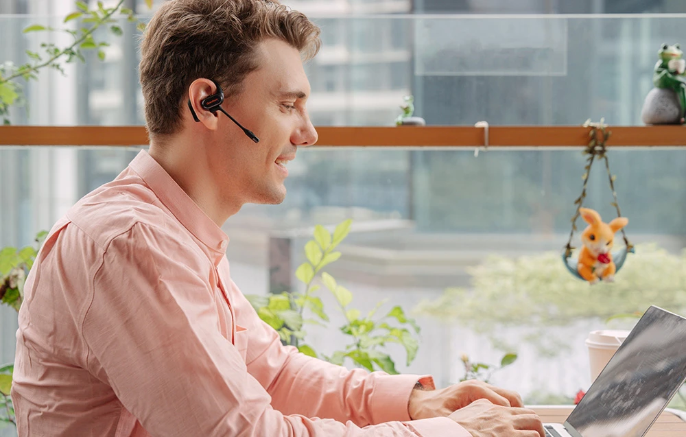 Ausinės Oneodio OpenRock Link 20 – Sport Open Belaidės earbus, Detachable microphone, Bluetooth, Juodas aprašymas - Prekės nuotrauka