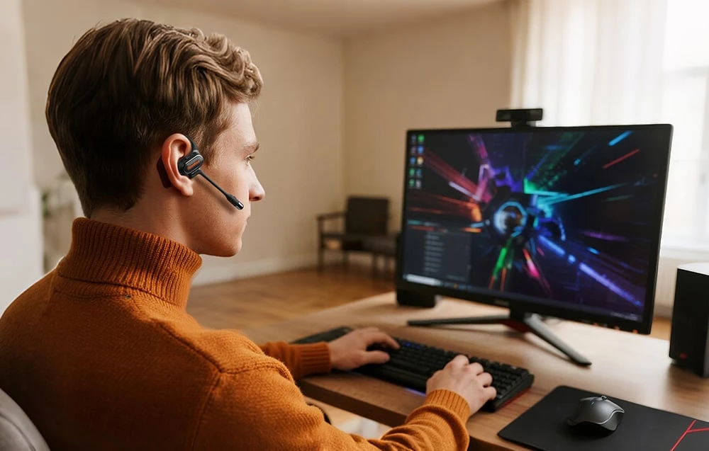 Ausinės Oneodio OpenRock Link 20 – Sport Open Belaidės earbus, Detachable microphone, Bluetooth, Juodas aprašymas - Prekės nuotrauka