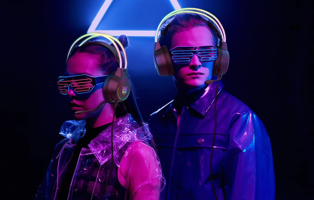 „Onikuma X15 Pro Gaming“ ausinės, juodos