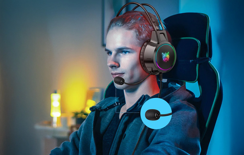 „Onikuma X15 Pro Gaming“ ausinės, juodos