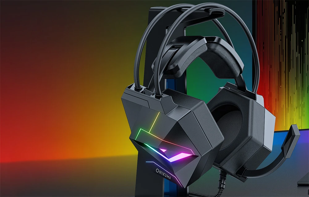 Dėklas ONIKUMA X20 gaming headphones (juodas) aprašymas - Prekės nuotrauka