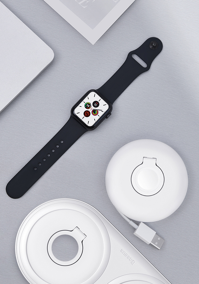 Baseus belaidis įkroviklis skirtas AppleWatch - juodas aprašymas - Prekės nuotrauka
