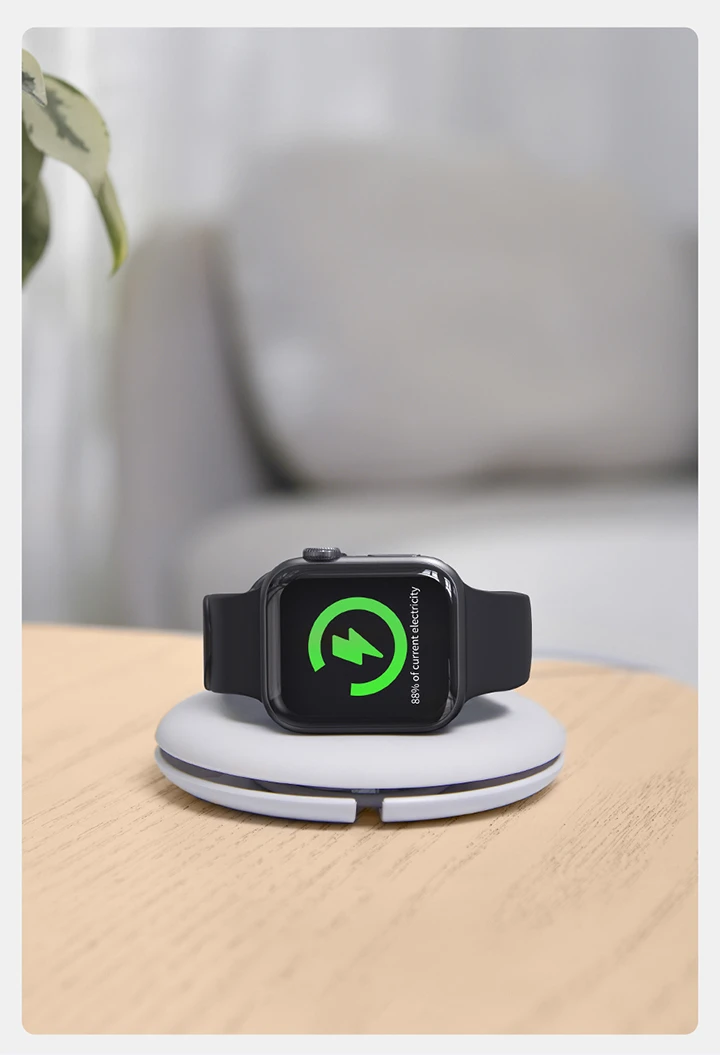 Baseus Dėklas/Apple Watch įkroviklio laikiklis - baltas aprašymas - Prekės nuotrauka