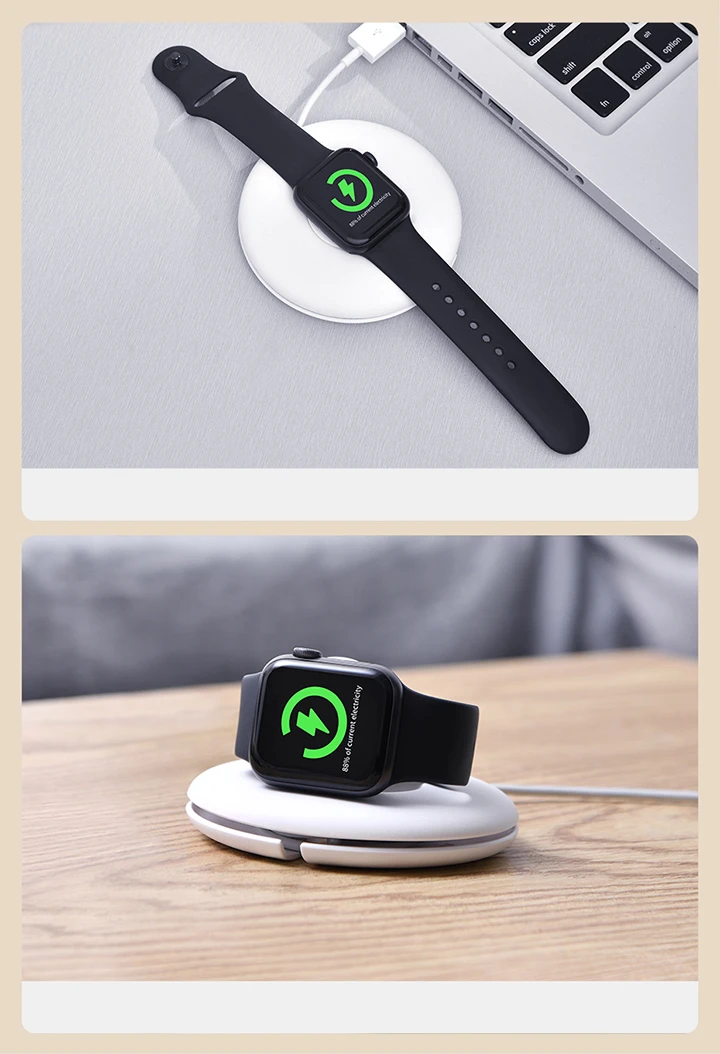 Baseus Dėklas/Apple Watch įkroviklio laikiklis - baltas aprašymas - Prekės nuotrauka