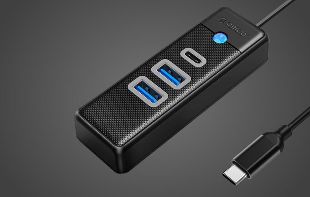 Adapteris Hub USB-C iki 2x USB 3.0 + USB-C Orico, 5 Gbps, 0,15 m (nepaprasta) aprašymas - Prekės nuotrauka Adapteris Hub USB-C iki 2x USB 3.0 + USB-C Orico, 5 Gbps, 0,15 m (nepaprasta) aprašymas - Prekės nuotrauka