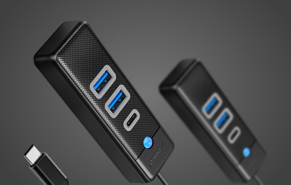 Adapteris Hub USB-C iki 2x USB 3.0 + USB-C Orico, 5 Gbps, 0,15 m (nepaprasta) aprašymas - Prekės nuotrauka Adapteris Hub USB-C iki 2x USB 3.0 + USB-C Orico, 5 Gbps, 0,15 m (nepaprasta) aprašymas - Prekės nuotrauka