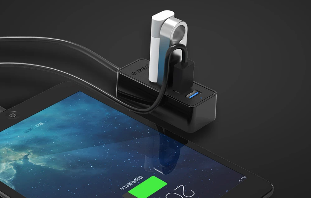 Orico USB 3.0 šakotuvas W5P-U3-030-BK-EP-IP aprašymas - Prekės nuotrauka