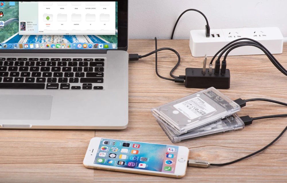 Orico USB 3.0 šakotuvas W5P-U3-030-BK-EP-IP aprašymas - Prekės nuotrauka