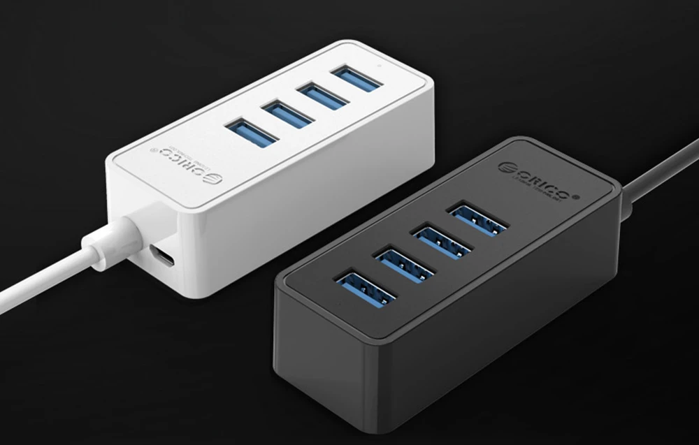 Orico USB 3.0 šakotuvas W5P-U3-030-BK-EP-IP aprašymas - Prekės nuotrauka