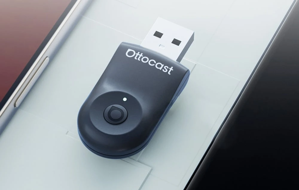 Ottocast CA505-T MINI 2 viename belaidis adapteris aprašymas - Prekės nuotrauka