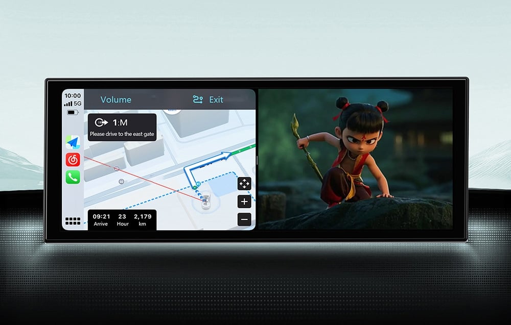 OTTOCAST OTTOAIBOX N95C Car Monitorius + Rearview Camera aprašymas - Prekės nuotrauka