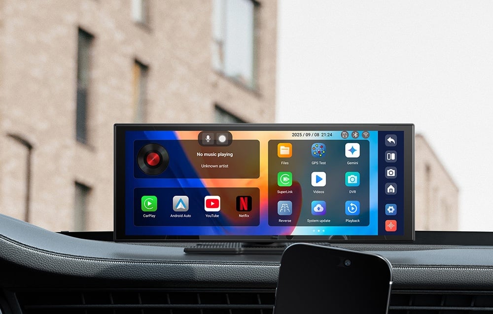 OTTOCAST OTTOAIBOX N95C Car Monitorius + Rearview Camera aprašymas - Prekės nuotrauka