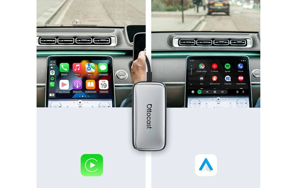 Ottocast Play2Video Plus Carplay/Android Auto aprašymas - Prekės nuotrauka