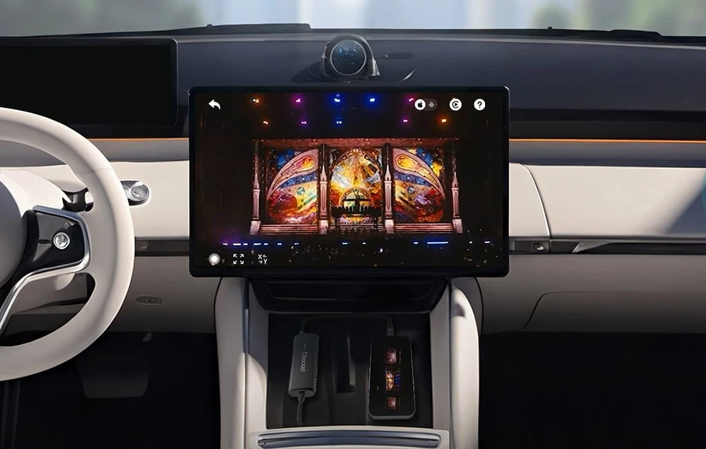 „Ottocast“ belaidis automobilio adapteris su „MirrorCast“ aprašymas - Prekės nuotrauka „Ottocast“ belaidis automobilio adapteris su „MirrorCast“ aprašymas - Prekės nuotrauka