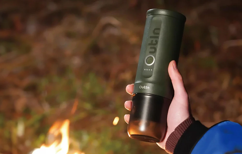 Outin Nano 7500mAh nešiojamasis kavos virimo aparatas - žalias aprašymas - Prekės nuotrauka Outin Nano 7500mAh nešiojamasis kavos virimo aparatas - žalias aprašymas - Prekės nuotrauka