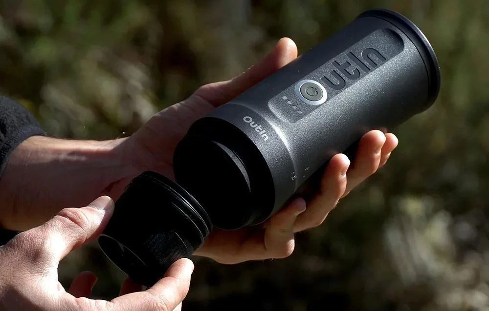 Outin Nano 7500 mAh nešiojamasis kavos virimo aparatas (pilkas) aprašymas - Prekės nuotrauka