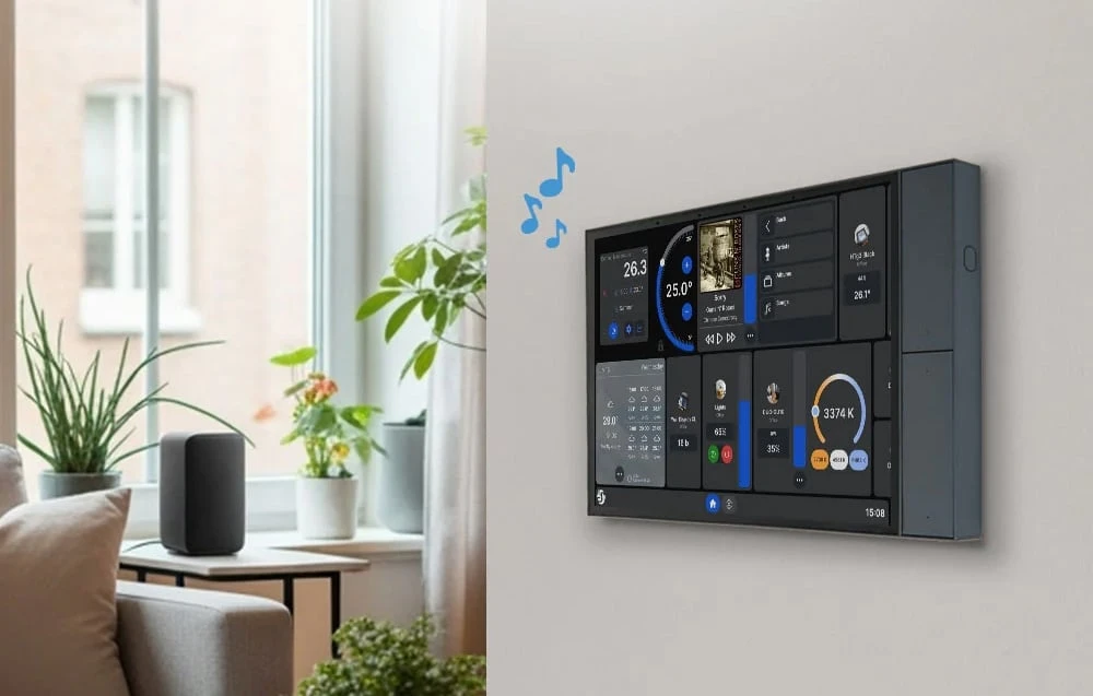 Panel sterowania 10.1” Shelly Wall Ekranas XL WiFi/BLU (pilka) aprašymas - Prekės nuotrauka Panel sterowania 10.1” Shelly Wall Ekranas XL WiFi/BLU (pilka) aprašymas - Prekės nuotrauka