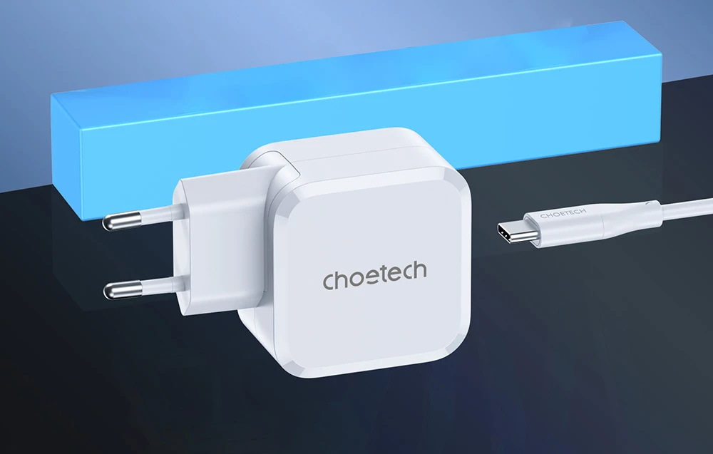 Kroviklis CHOETECH GaN USB Type-C: 45W, PD, QC, PPS aprašymas - Prekės nuotrauka Kroviklis CHOETECH GaN USB Type-C: 45W, PD, QC, PPS aprašymas - Prekės nuotrauka