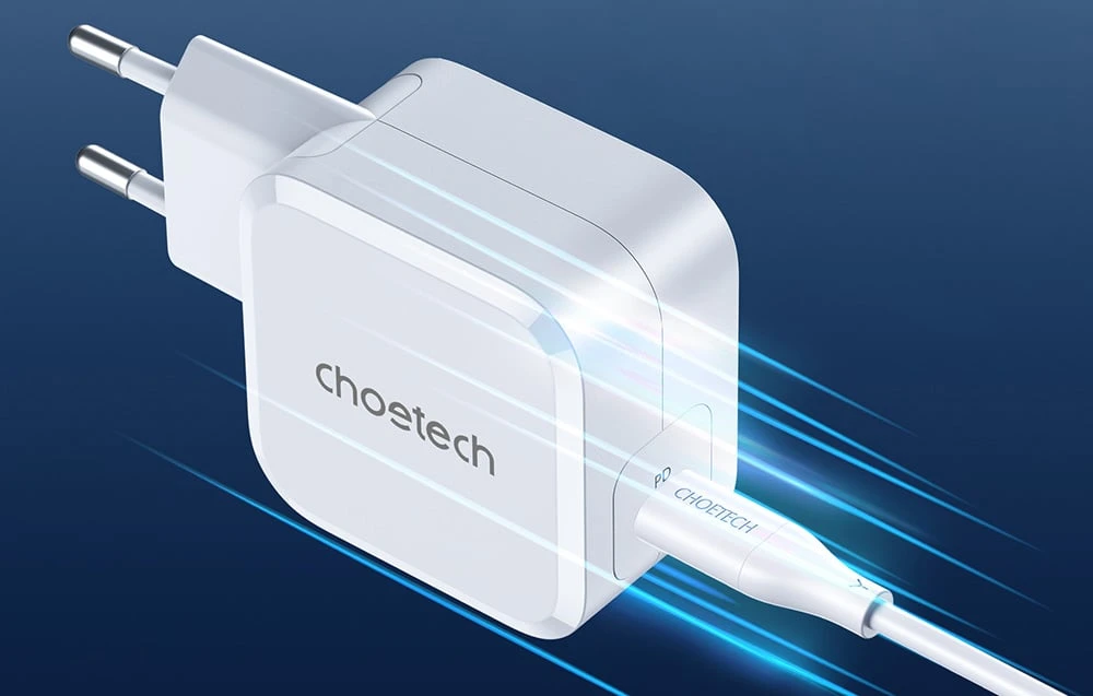 Kroviklis CHOETECH GaN USB Type-C: 45W, PD, QC, PPS aprašymas - Prekės nuotrauka Kroviklis CHOETECH GaN USB Type-C: 45W, PD, QC, PPS aprašymas - Prekės nuotrauka