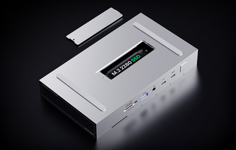 Peladn G2E (sidabrinis) Thunderbolt 5 docking station aprašymas - Prekės nuotrauka