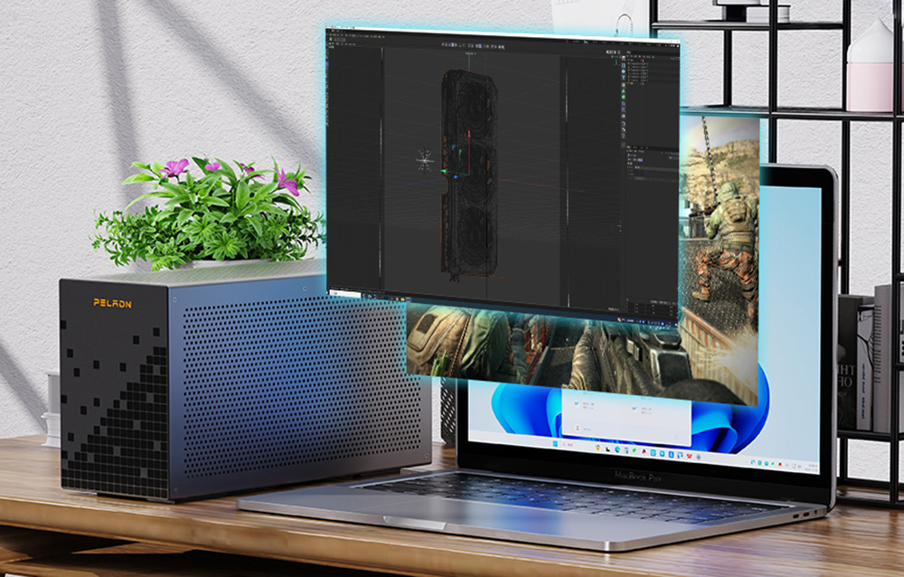 Peladn X-2 Thunderbolt 3 Docking Station aprašymas - Prekės nuotrauka