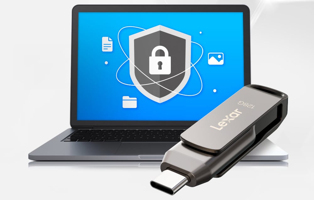 USB atmintinė Lexar JumpDrive USB 3.1 128GB aprašymas - Prekės nuotrauka