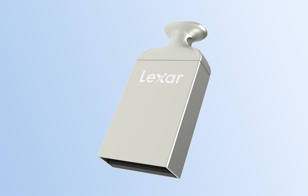 Lexar | USB atmintinė | JumpDrive M22 | 32 GB | USB A tipo | Sidabrinis aprašymas - Prekės nuotrauka