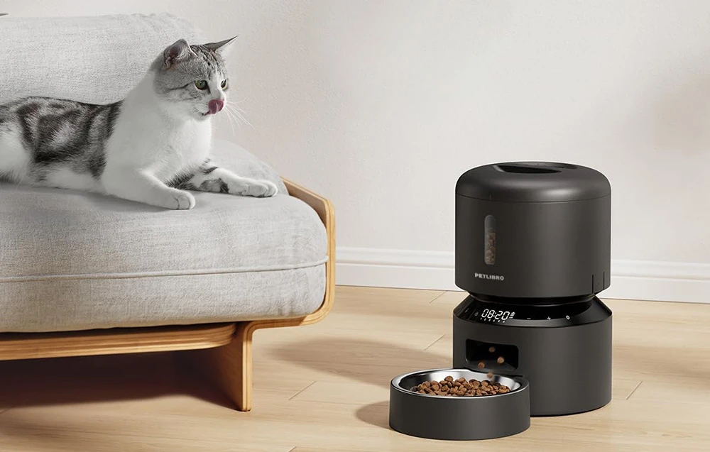 PETLIBRO Granary 3L Pet Food Dispenser (Juodas) aprašymas - Prekės nuotrauka