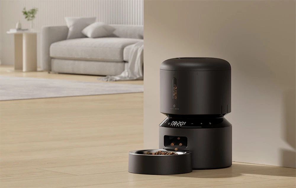 PETLIBRO Granary 3L Pet Food Dispenser (Juodas) aprašymas - Prekės nuotrauka