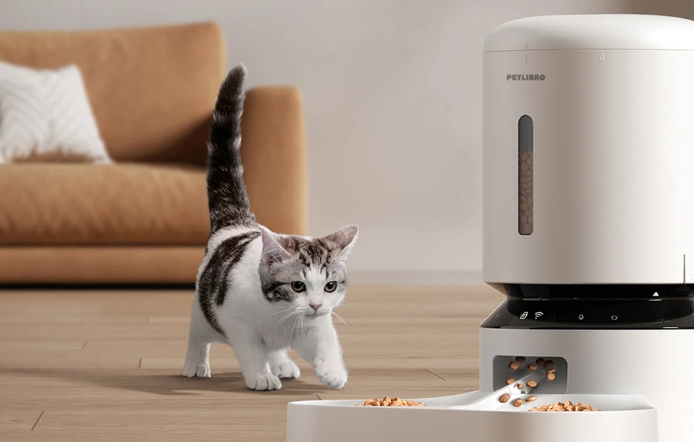 Petlibro Granary maisto dozatorius su dvigubu dubeniu, Wifi, 5L (baltas) aprašymas - Prekės nuotrauka Petlibro Granary maisto dozatorius su dvigubu dubeniu, Wifi, 5L (baltas) aprašymas - Prekės nuotrauka