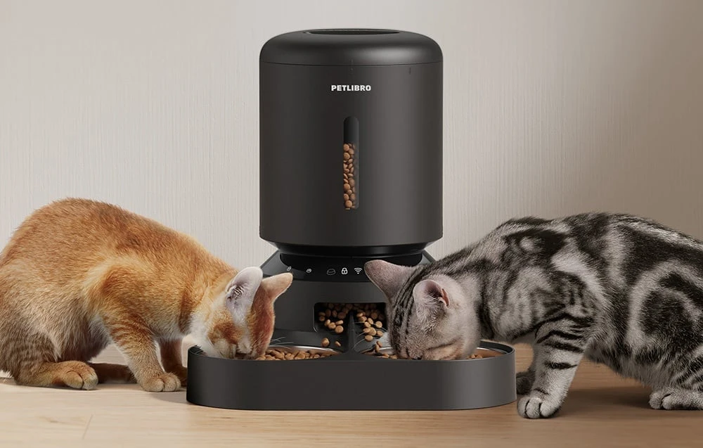 Petlibro Granary maisto dozatorius su dvigubu dubeniu, Wifi, 5 l (juodas) aprašymas - Prekės nuotrauka Petlibro Granary maisto dozatorius su dvigubu dubeniu, Wifi, 5 l (juodas) aprašymas - Prekės nuotrauka