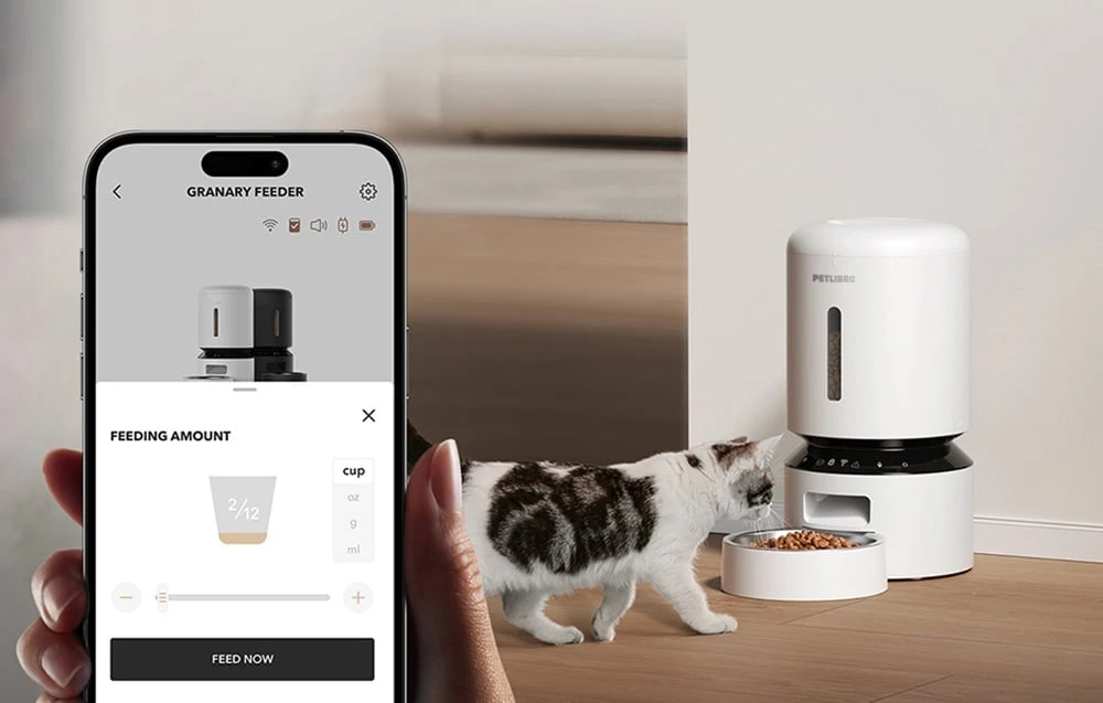 Petlibro Granary WiFi pašarų dozatorius, 5L (baltas) aprašymas - Prekės nuotrauka Petlibro Granary WiFi pašarų dozatorius, 5L (baltas) aprašymas - Prekės nuotrauka