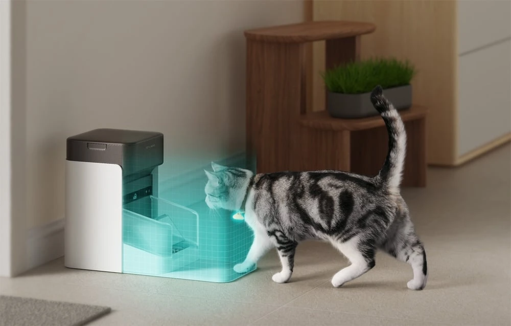 „Petlibro“ RFID išmanusis maisto dozatorius su apykakle, 3 l aprašymas - Prekės nuotrauka „Petlibro“ RFID išmanusis maisto dozatorius su apykakle, 3 l aprašymas - Prekės nuotrauka