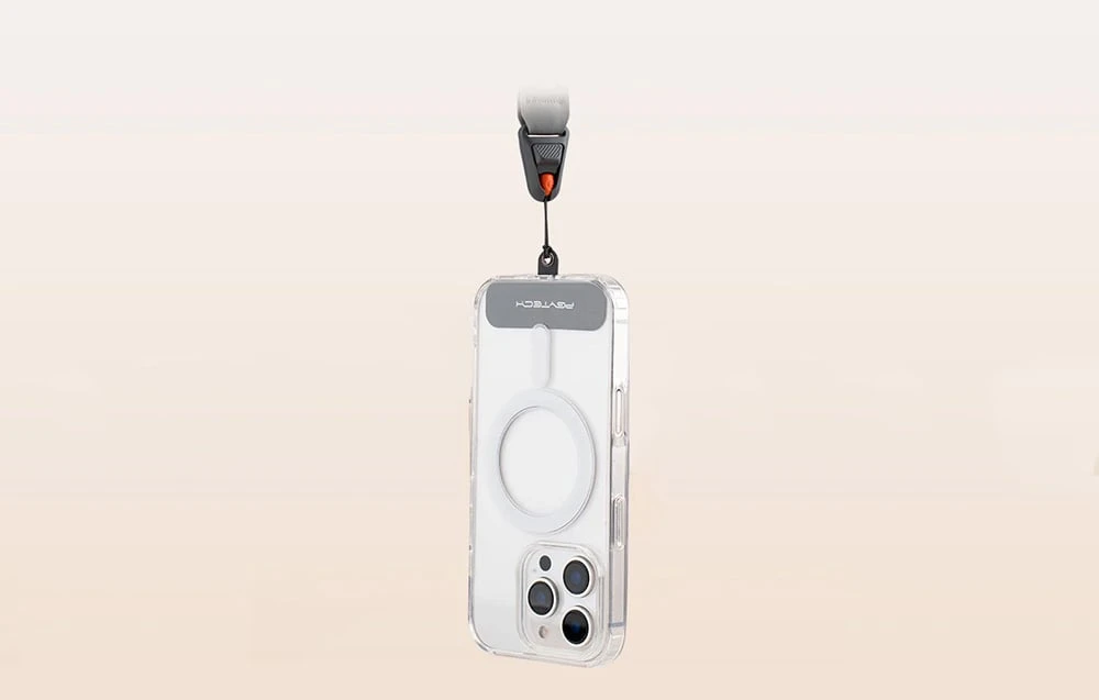 PGYTECH LinkGo Dual Mount Version Phone Strap pilka aprašymas - Prekės nuotrauka