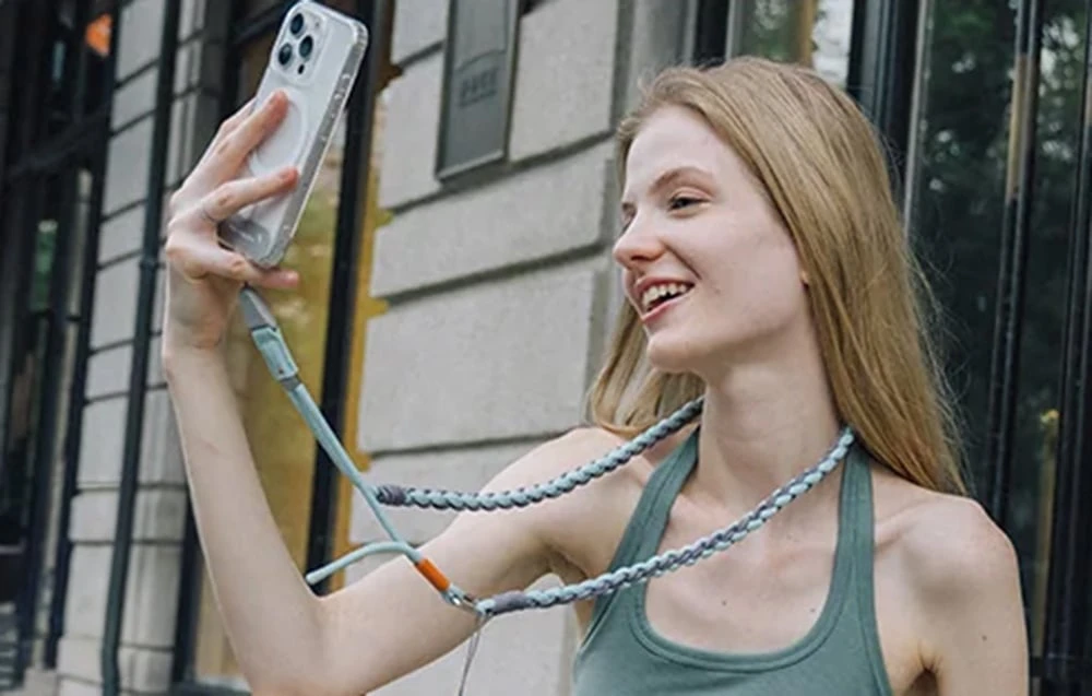 PGYTECH LinkGo Dual Mount Version Phone Strap žalios spalvos aprašymas - Prekės nuotrauka