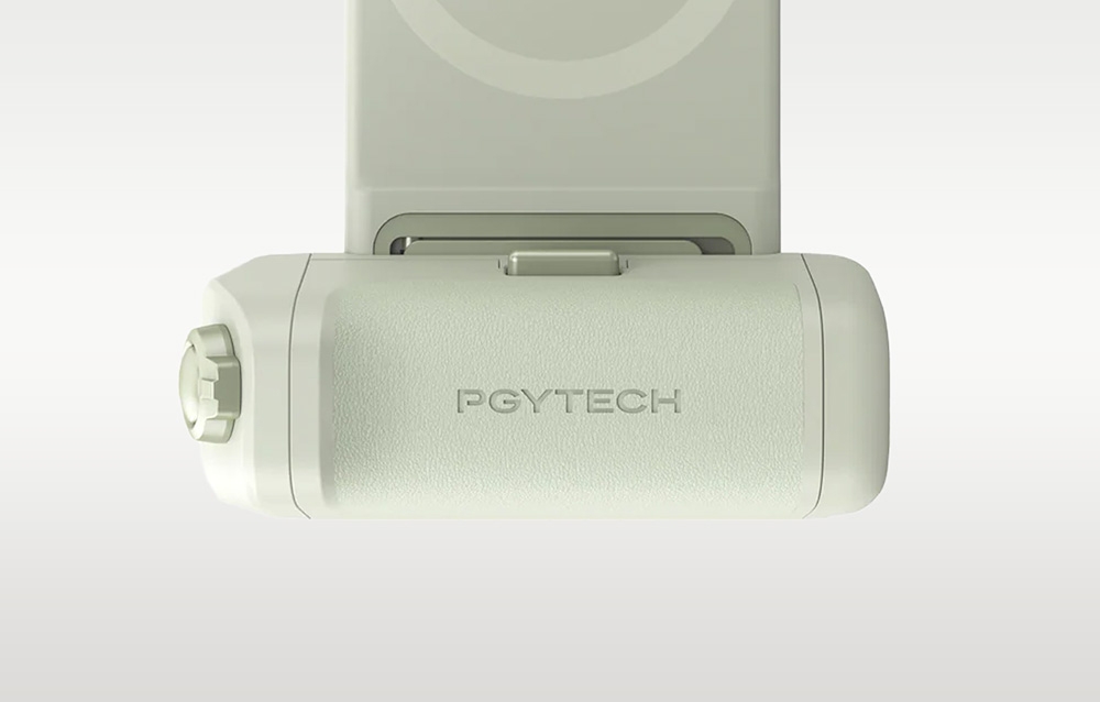 Telefono laikiklis - PGYTECH MagCam 2 Bluetooth Grip 3000mAh mėtų žalia aprašymas - Prekės nuotrauka