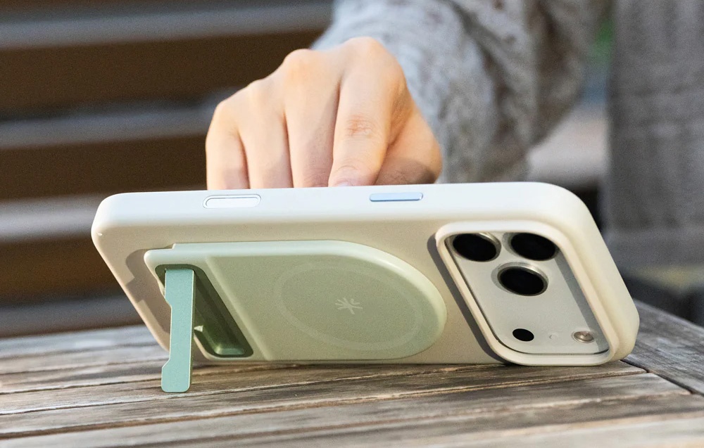Telefono laikiklis - PGYTECH MagCam 2 Bluetooth Grip 3000mAh mėtų žalia aprašymas - Prekės nuotrauka