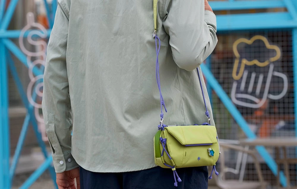 PGYTECH OneGo Pocket Sling Shoulder Photo Bag žalios spalvos aprašymas - Prekės nuotrauka PGYTECH OneGo Pocket Sling Shoulder Photo Bag žalios spalvos aprašymas - Prekės nuotrauka
