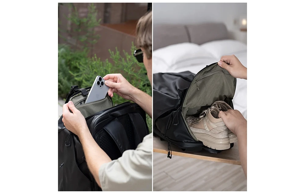 PGYTECH OneMo 35L Travel Backpack (juodas) aprašymas - Prekės nuotrauka